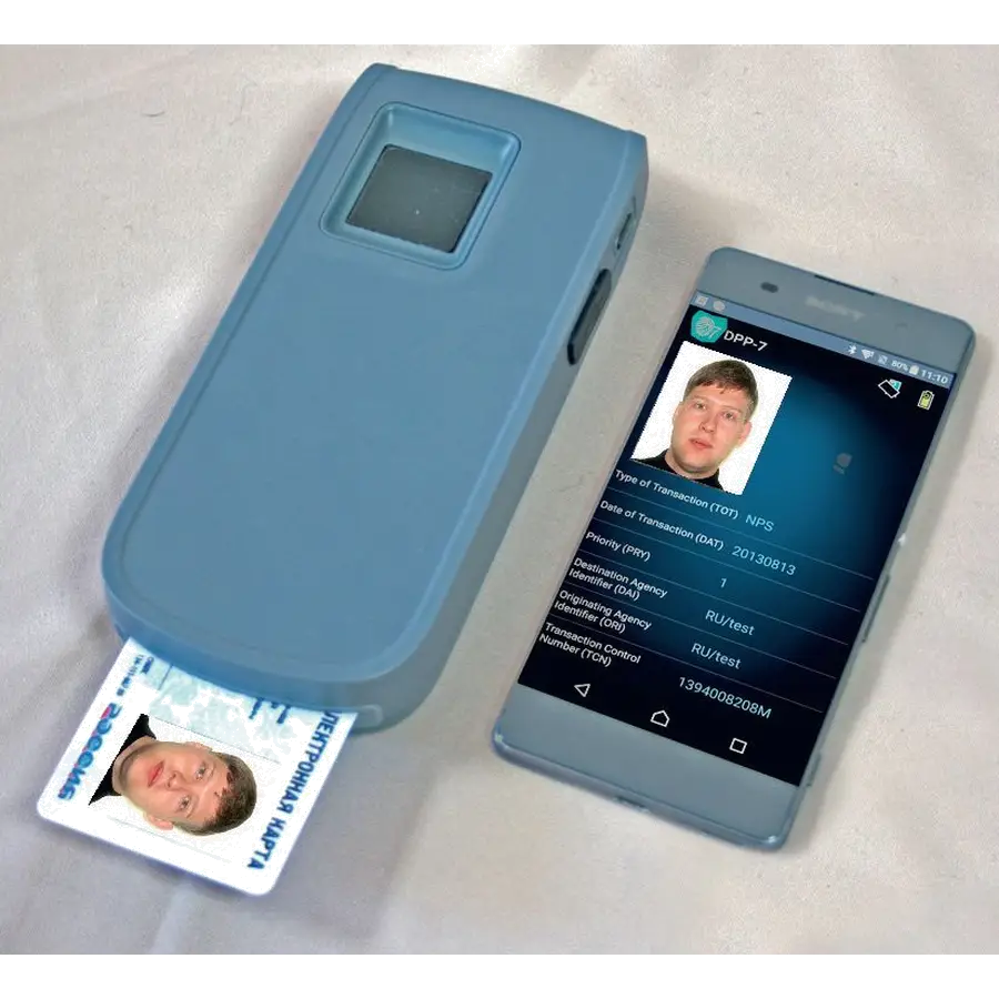 Артикул: MPT-RF-K-268 - Мобильный биометрический терминал Папилон ДиПП-7И - фото