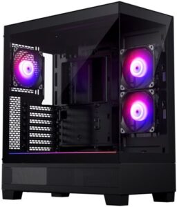 Купить Корпус eATX PHANTEKS XT View PH-XT523V1_DBK01_RU черный, без БП, боковая панель из закаленного стекла, USB Type-C, USB 3.0, audio - X-1081810 из реестра по лучшей цене