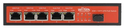 Артикул: X-732635 - Коммутатор неуправляемый Wi-Tek WI-PS306GF-UPS с функцией UPS