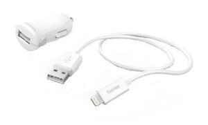 Купить Зарядное устройство автомобильное HAMA H-183266 00183266 2.4A USB для Apple белый - X-1040096 из реестра по лучшей цене
