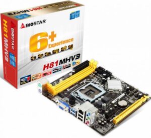 Купить Материнская плата mATX Biostar H81MHV3 (LGA1150,H81,2*DDR3(1600),PCI-Ex16,GLan,2*SATA 3G/2*SATA 6G,5.1CH,2*USB 3.0,D-Sub/HDMI) RTL - X-552568 из реестра по лучшей цене