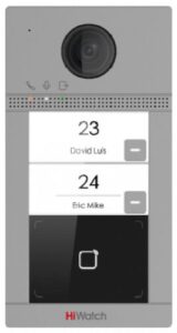 Купить Вызывная панель HiWatch VDP-D4212W 2Мп IP на двух абонентов с ИК-подсветкой до 3м и Wi-Fi - X-999898 из реестра по лучшей цене