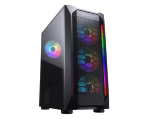 Купить Корпус ATX Cougar MX410 Mesh-G RGB 385VM70.0005 4x 120mm ARGB fan + HUB, без БП, боковое окно, чёрный - X-802814 из реестра по лучшей цене