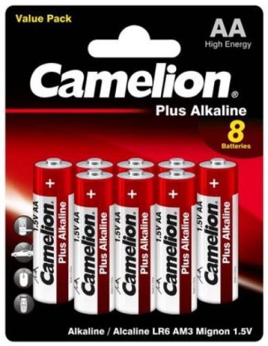 Артикул: X-961006 - Батарейка Camelion LR6-BP5+3 Alkaline LR6/AA