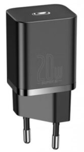 Купить Зарядное устройство сетевое Baseus CCSUP-B01 Super Si Quick Charger USB-C 20W Black - X-928418 из реестра по лучшей цене
