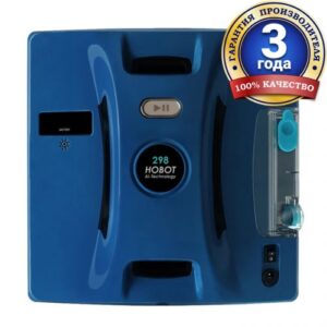 Купить Робот-мойщик окон Hobot 298 Ultrasonic , чистящие салфетки (3 шт), чистящая жидкость( 220мл) - X-910697 из реестра по лучшей цене