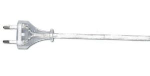 Купить Шнур Zamel SP1,9(2X0,50)BZB плоский 2х0,5мм2 с вилкой; прозрачный; 1,9 метра - X-842494 из реестра по лучшей цене