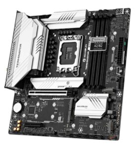 Купить Материнская плата mATX MAXSUN Terminator Z790M D5 WIFI (LGA1700, Z790, 4*DDR5 (7000), 4*SATA 6G RAID, 5*M.2, 2*PCIE, 2.5Glan, WiFi, BT, HDMI, DP, USB - X-1054880 из реестра по лучшей цене