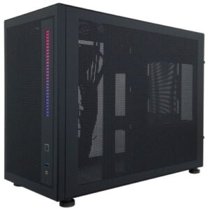 Купить Корпус mATX 1STPLAYER MIKU Mi6 Mi6-BK черный, без БП, боковая панель из закаленного стекла, USB Type-C, USB 3.0, audio - X-990065 из реестра по лучшей цене