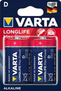 Купить Батарейка Varta LONGLIFE MAX POWER (MAX TECH) LR20 D 04720101402 BL2 Alkaline 1.5V - X-1013594 из реестра по лучшей цене
