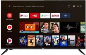 Купить Телевизор JVC LT-32M597 черный, 32", HD, 1366x768, 300 Кд/м², 3000:1, 160/150, DVB-C, DVB-T, DVB-T2, Google TV, Android 9, CI/PCMCIA, 3*HDMI, 2*USB, V - X-885078 из реестра по лучшей цене