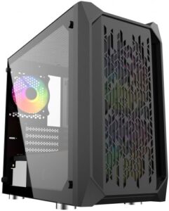 Купить Корпус mATX Powercase Alisio Micro X3B CAMIB-L3 черный, без БП, боковая панель из закаленного стекла, USB 3.0, 2*USB 1.1, audio - X-896102 из реестра по лучшей цене