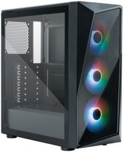 Купить Корпус ATX Cooler Master CMP 520 черный, без БП, боковая панель из закаленного стекла, USB 3.2, USB 2.0, audio - X-990344 из реестра по лучшей цене