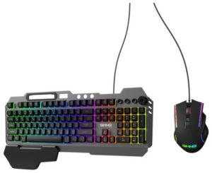 Купить Клавиатура и мышь Oklick GMNG 700GMK клав:черный мышь:черный USB Multimedia LED (1533156) - X-971849 из реестра по лучшей цене