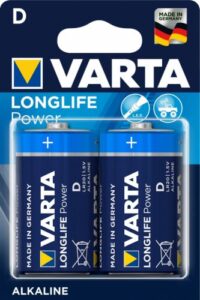 Купить Батарейка Varta LONGLIFE POWER (HIGH ENERGY) LR20 D 04920121412 BL2 Alkaline 1.5V - X-1013602 из реестра по лучшей цене