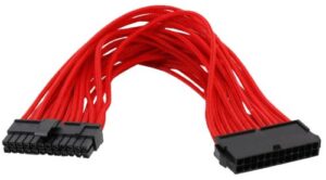 Купить Удлинитель GELID CA-24P-04 24-pin ATX, 30см, индивидуальная оплетка, красный - X-487213 из реестра по лучшей цене