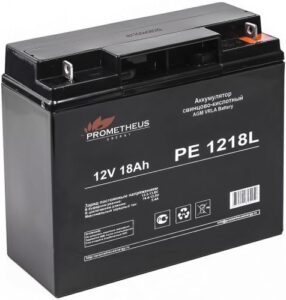 Купить Батарея для ИБП PROMETHEUS ENERGY РЕ1218L PE 1218L 12V, 18Ah, болт-гайка 5 мм - X-958851 из реестра по лучшей цене