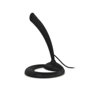 Купить Микрофон CBR CBM 022 black, проводной, 1,8 м, настольный - X-722412 из реестра по лучшей цене