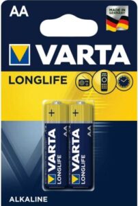 Купить Батарейка Varta LONGLIFE LR6 AA 04106101412 BL2 Alkaline 1.5V - X-1013588 из реестра по лучшей цене