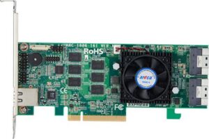 Купить Контроллер Areca ARC-1886-16I PCIe 4.0 x8 LP, NVMe/SAS/SATA 12G, RAID 0,1,5,6,10,50,60, 16port (2*int SFF8654 x8), Cache 8GB RTL - X-953556 из реестра по лучшей цене