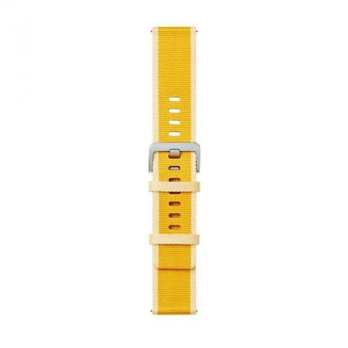 Артикул: X-1032118 - Ремешок на руку Xiaomi BHR6212GL для смарт-часов Xiaomi Watch S1 Active Braided Nylon Strap Maize Yellow - фото