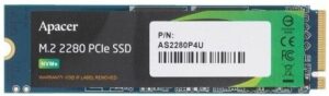 Купить Накопитель SSD M.2 2280 Apacer AP512GAS2280P4U-1 AS2280P4U 512GB PCIe Gen3x4, NVMe, 3D NAND, R3500/W2300 Mb/s, MTBF 1.8M, Retail - X-896773 из реестра по лучшей цене