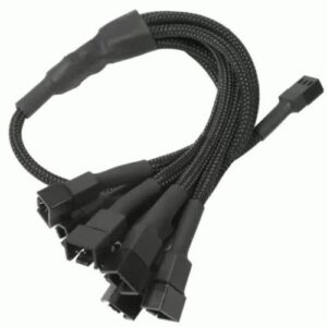 Купить Разветвитель Nanoxia NX39A60 3-pin в 9х3-pin, 60см, черный - X-818516 из реестра по лучшей цене