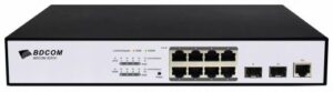 Купить Коммутатор управляемый BDCom S2510-C 8*GE TX ports, 2*100/1000M SFP ports, standard AC220V power supply, fanless, 1U, desktop installation, console po - X-901017 из реестра по лучшей цене