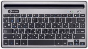 Купить Клавиатура Wireless Oklick 845M 1680661 серая/черная USB BT/Radio slim Multimedia - X-999417 из реестра по лучшей цене