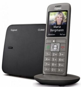 Купить Телефон DECT Gigaset CL660A SYS RUS S30852-H2824-S321 черный автооветчик АОН - X-813496 из реестра по лучшей цене