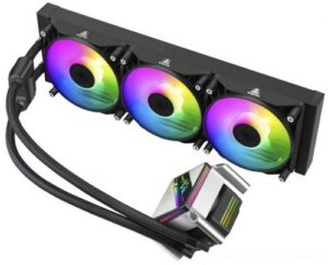 Купить Система охлаждения жидкостная Segotep Kunlun 360ARGB LGA20xx/21700/1200/115x/AM4/AM3/TR4 (3*120mm fan, 800-2000rpm, 78CFM, 32dBA, 4-pin) - X-1023251 из реестра по лучшей цене
