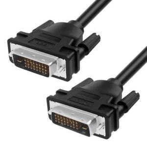 Купить Кабель GCR GCR-DM2DMC OD 8.5mm, 28/28 AWG, DVI/DVI, 25M/25M, двойной экран, черный - X-650341 из реестра по лучшей цене