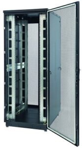 Купить Шкаф напольный 19", 33U Eurolan 60F-33-68-34BL Racknet S3000 600 × 800, передняя дверь перфорированная одностворчатая, задняя дверь перфорированная од - X-623313 из реестра по лучшей цене