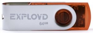 Купить Накопитель USB 2.0 64GB Exployd 530 красный - X-798504 из реестра по лучшей цене