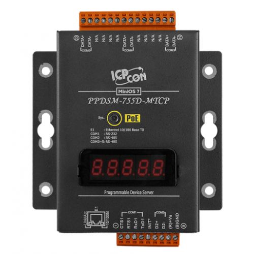 Артикул: X-1049255 - Преобразователь ICP DAS PPDSM-755D-MTCP CR PPDS-755D-MTCP CR with Metal Case - фото