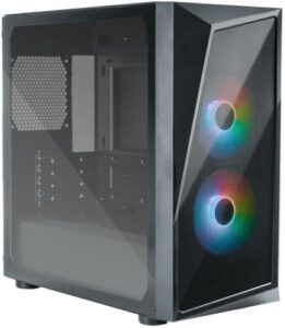 Купить Корпус mATX Cooler Master CMP 320 черный, без БП, боковая панель из закаленного стекла, USB 3.2, USB 2.0, audio - X-987177 из реестра по лучшей цене