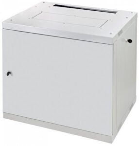 Купить Шкаф настенный 19", 6U Eurolan 60W-06-64-30GY Racknet F30 600 × 450, передняя дверь металлическая, боковые панели, шнуры зазаемления, светло-серый - X-623337 из реестра по лучшей цене