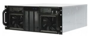 Купить Корпус серверный 4U Procase RE411-D5H10-A-45 5x5.25+10HDD,черный,без блока питания,глубина 450мм,MB ATX 12"x9,6" - X-968455 из реестра по лучшей цене