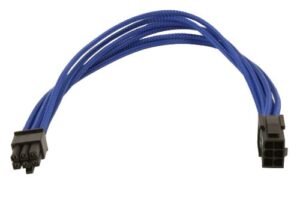 Купить Удлинитель GELID CA-6P-03 6-pin PCI-E, 30см, индивидуальная оплетка, синий - X-487221 из реестра по лучшей цене