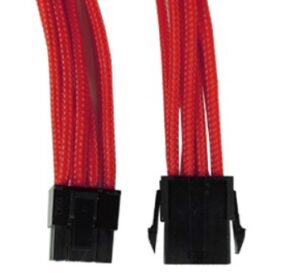 Купить Удлинитель GELID CA-8P-08 6+2-pin PCI-E, 30см, индивидуальная оплетка, красный - X-590209 из реестра по лучшей цене
