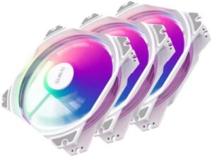 Купить Вентилятор для корпуса ALSEYE M120-PWA KIT fan 3*120mm, 800-1700rpm, 31-66CFM, 19.4-33.8dBA, AURA RGB, PWM + 3pin Aura, RTL - X-986613 из реестра по лучшей цене