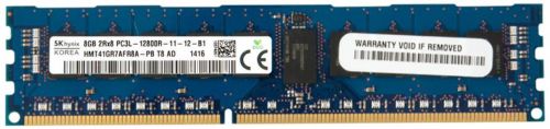 Артикул: X-956179 - Модуль памяти DDR3 8GB Hynix original HMT41GR7AFR8A-PB PC3-12800 1600MHz ECC Registered 2Rx8 CL11 1.35V Bulk - фото