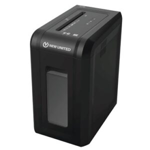 Купить Уничтожитель бумаг New United ST-10C Шредер ST-10C, авт., 3 ур-нь cекрет., фрагмент 3,9х50мм, 12 лист., скобы, скрепки, кредит. карты, корзина 15 литр - X-343341 из реестра по лучшей цене