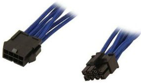 Купить Удлинитель GELID CA-8P-03 8-pin EPS, 30см, индивидуальная оплетка, синий - X-487225 из реестра по лучшей цене