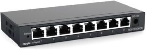 Купить Коммутатор неуправляемый RUIJIE NETWORKS RG-ES108GD 8-Port Gigabit unmanaged Switch, 8 Gigabit RJ45 Ports, Steel Case - X-946824 из реестра по лучшей цене