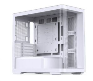 Купить Корпус mATX JONSBO D300 белый, без БП, боковая и фронтальная панели из закаленного стекла, USB Type-C, 2*USB 3.0, audio - X-1070691 из реестра по лучшей цене