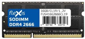 Купить Модуль памяти SODIMM DDR4 16GB Flexis FUS416G2666CL19 PC4-21300 2666MHz CL19 1.2V - X-1029984 из реестра по лучшей цене