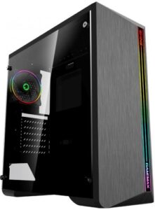 Купить Корпус ATX GameMax Shine G517 без блока питания, черный, USB3.0+2*USB2.0, HD-Audio, 1*12mm FR1*12cm Ring ARGB Fan (FN-12Rainbow-N) - X-1062849 из реестра по лучшей цене
