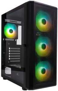 Купить Корпус ATX Eurocase A311 4ARGB черный без БП закаленное стекло USB 3.0 - X-1064694 из реестра по лучшей цене