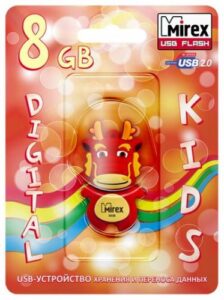 Купить Накопитель USB 2.0 8GB Mirex DRAGON 13600-KIDDAR08 красный - X-818915 из реестра по лучшей цене